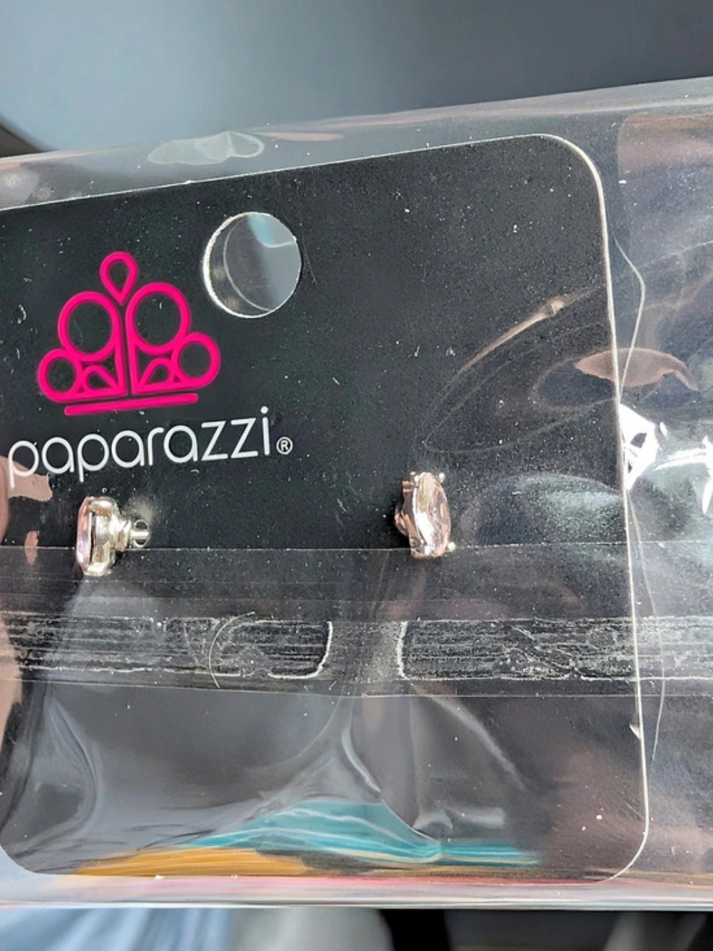 Paparazzi Pink Gem Marquise Cut Stud Earrings (NWT)